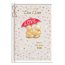 Amazing One I Love Forever Friends Valentine&#39;s Day Card