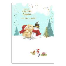 Amazing Nanna Forever Friends Christmas Card