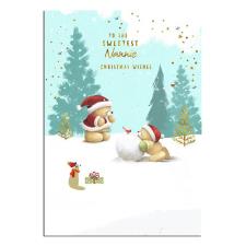 Sweetest Nannie Forever Friends Christmas Card