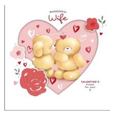 3D Wife Forever Friends Valentine&#39;s Day Card