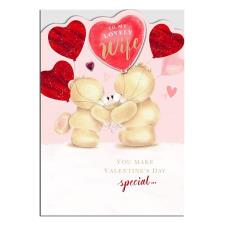 Lovely Wife Forever Friends Valentine&#39;s Day Card