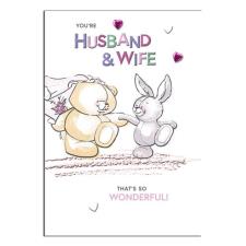 Husband &amp; Wife Forever Friends Wedding Card