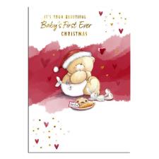 Baby&#39;s 1st Ever Christmas Forever Friends Christmas Card
