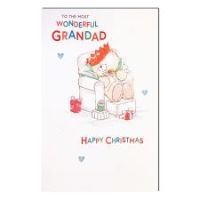 Wonderful Grandad Forever Friends Christmas Card