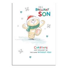 Son Forever Friends Christmas Card