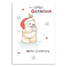 Lovely Grandma Forever Friends Christmas Card