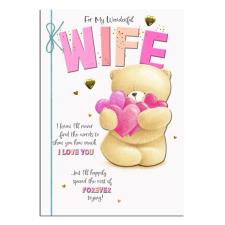 Wonderful Wife Forever Friends Card
