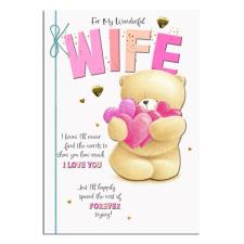 Wonderful Wife Forever Friends Birthday Card