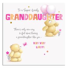 Super Lovely Graddaughter Forever Friends Birthday Card