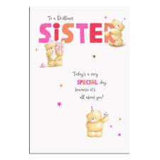Brilliant Sister Forever Friends Birthday Card