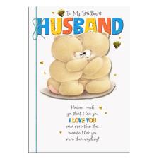 Brilliant Husband Forever Friends Birthday Card
