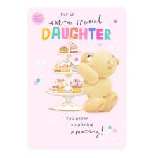 Extra Special Daughter Forever Friends Birthday Card