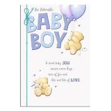 New Baby Boy Forever Friends Card