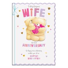 Wife Anniversary Forever Friends Card
