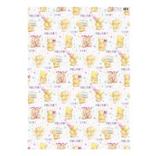 Forever Friends Birthday Wrapping paper Sheet