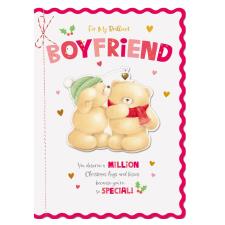 Brilliant Boyfriend Forever Friends Christmas Boxed Card