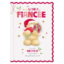 Lovely Fiancee Forever Friends Christmas Boxed Card