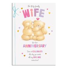 Wife Anniversary Forever Friends Card