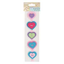 Kraft Notes Forever Friends Felt Heart Strip