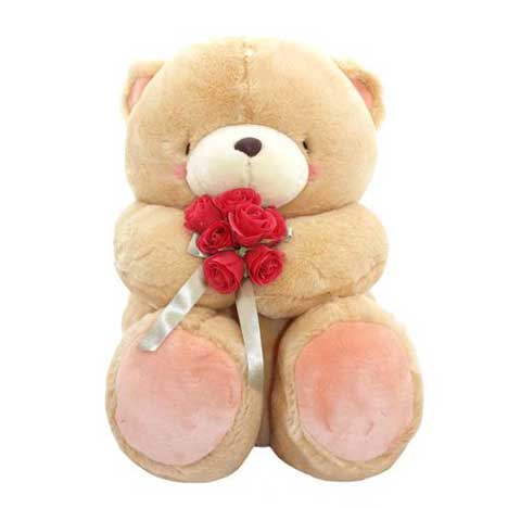 32" With Rose Bouquet Forever Friends Bear 