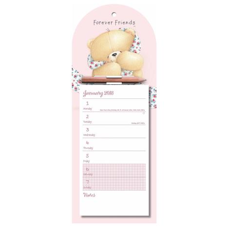 Forever Friends Week-to-View Magnetic Calendar 2018 