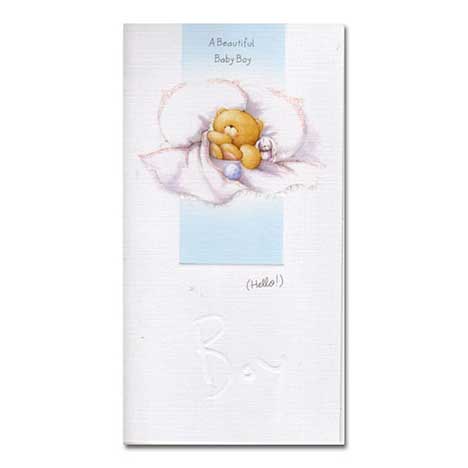 Baby Boy Forever Friends Card 
