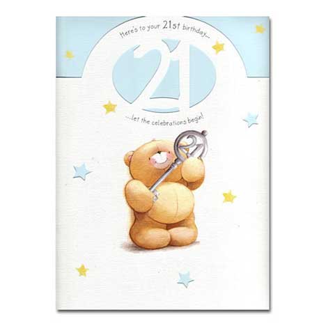 21st Birthday Forever Friends Card 