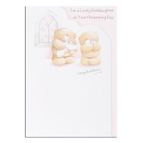 Goddaughter Christening Day Forever Friends Card 