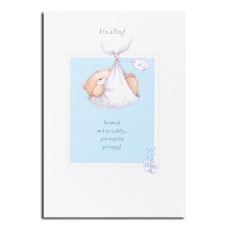 New Baby Boy Forever Friends Card 