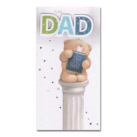Best Dad in the World Forever Friends Fathers Day Card 