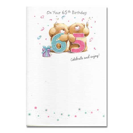65th Birthday Forever Friends Card 