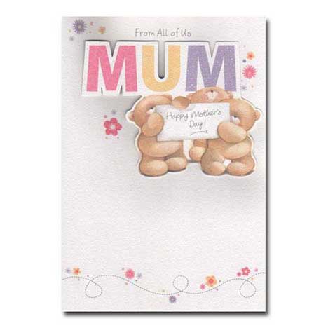 Mum from All of Us Mothers Day Forever Friends Card 