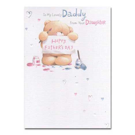 Daddy from Daughter Forever Friends Fathers Day Card  