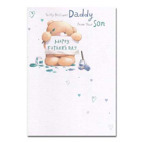 Daddy from Son Forever Friends Fathers Day Card 
