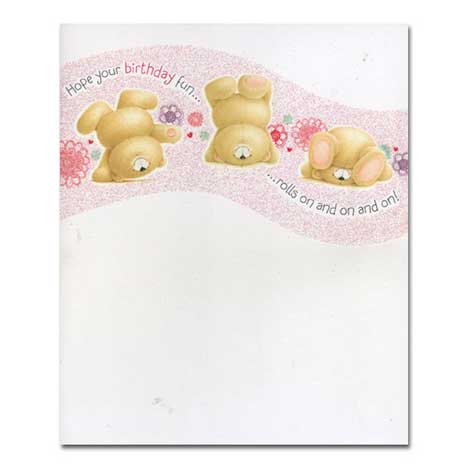 Rolling Bear Birthday Forever Friends Card 
