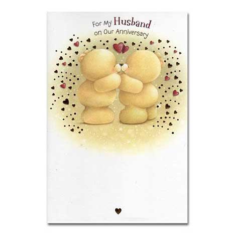 Husband Anniversary Forever Friends Card 