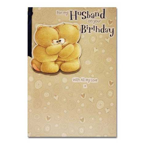 Husband Birthday Forever Friends Card 