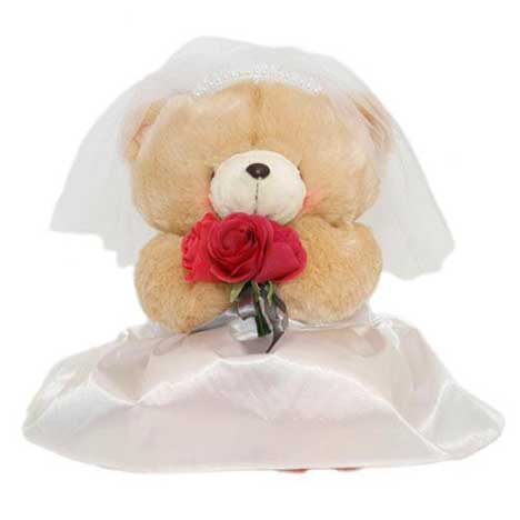 16" Bride Forever Friends Bear 