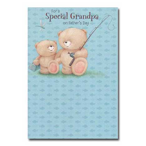 Special Grandpa Forever Friends Fathers Day Card 