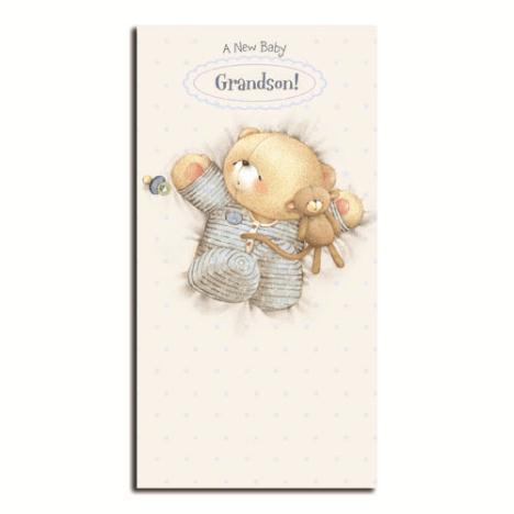 New Baby Grandson Forever Friends Card 