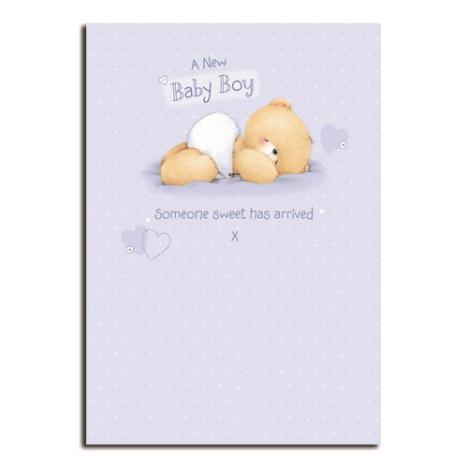 New Baby Boy Forever Friends Card 