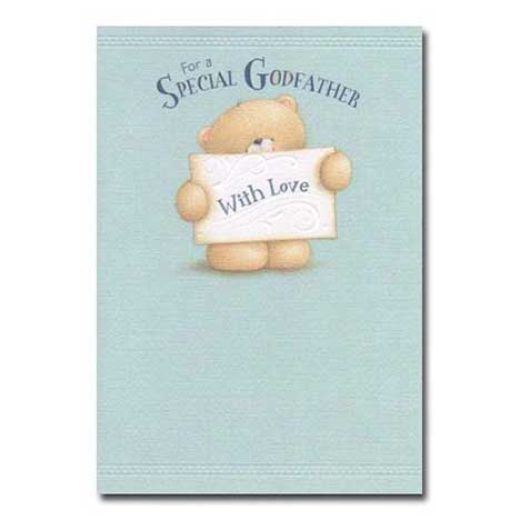Special Godfather Forever Friends Fathers Day Card 