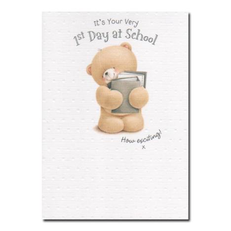 1st Day at School Forever Friends Card 