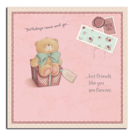 Friend Birthday Vintage Forever Friends Card 