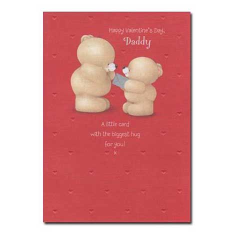 Daddy Forever Friends Valentines Day Card 