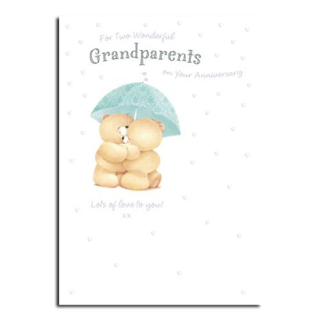 Grandparents Anniversary Forever Friends Card 