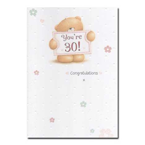 30th Birthday Forever Friends Card 