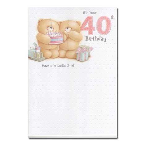 40th Birthday Forever Friends Card 