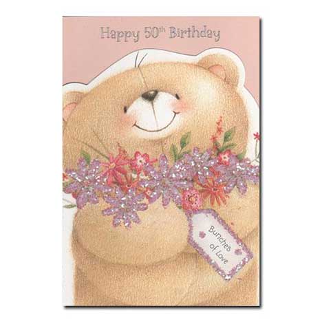 50th Birthday Forever Friends Card 