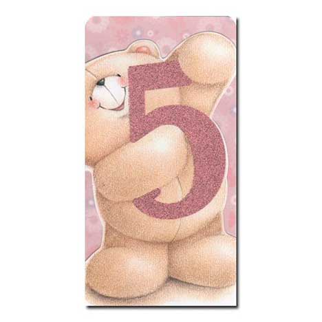 5th Birthday Forever Friends Card 